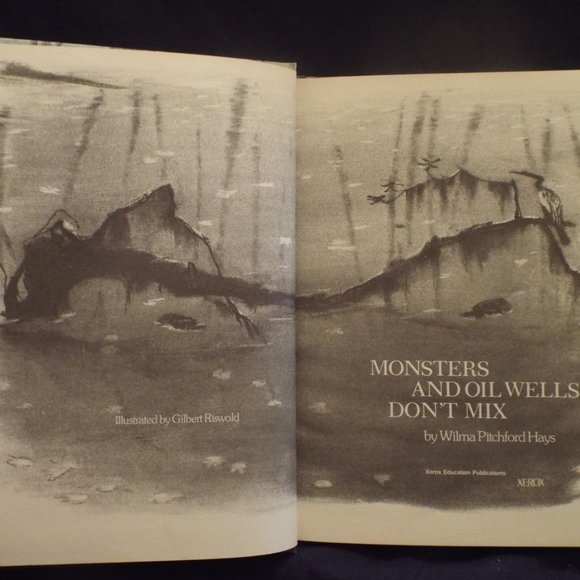 Vintage 1976 Monsters and Oil Wells Don't Mix H/C Book by Wilma Pitchford Hays - Picture 3 of 4